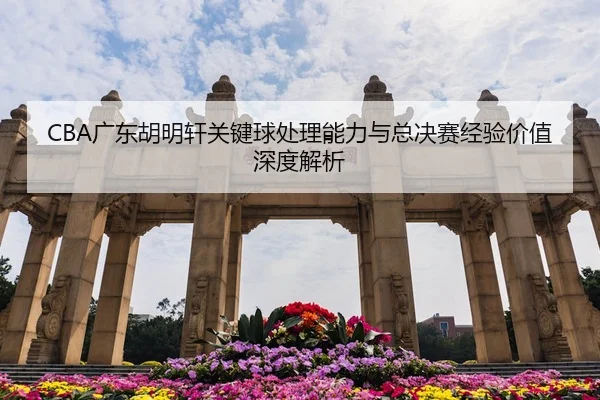 CBA广东胡明轩关键球处理能力与总决赛经验价值深度解析